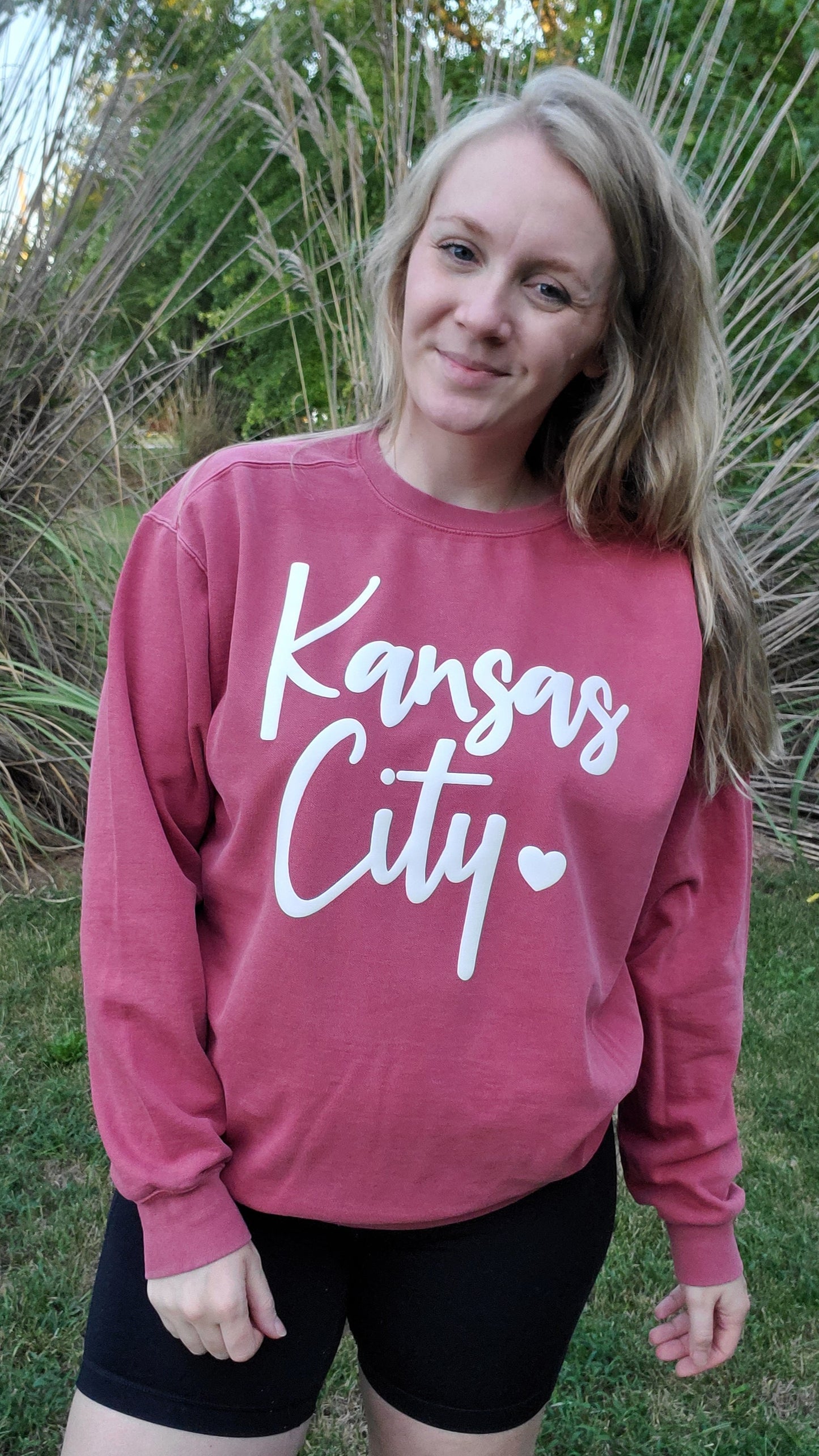 KANSAS CITY *PUFF* Vintage Wash Crewneck Sweatshirt