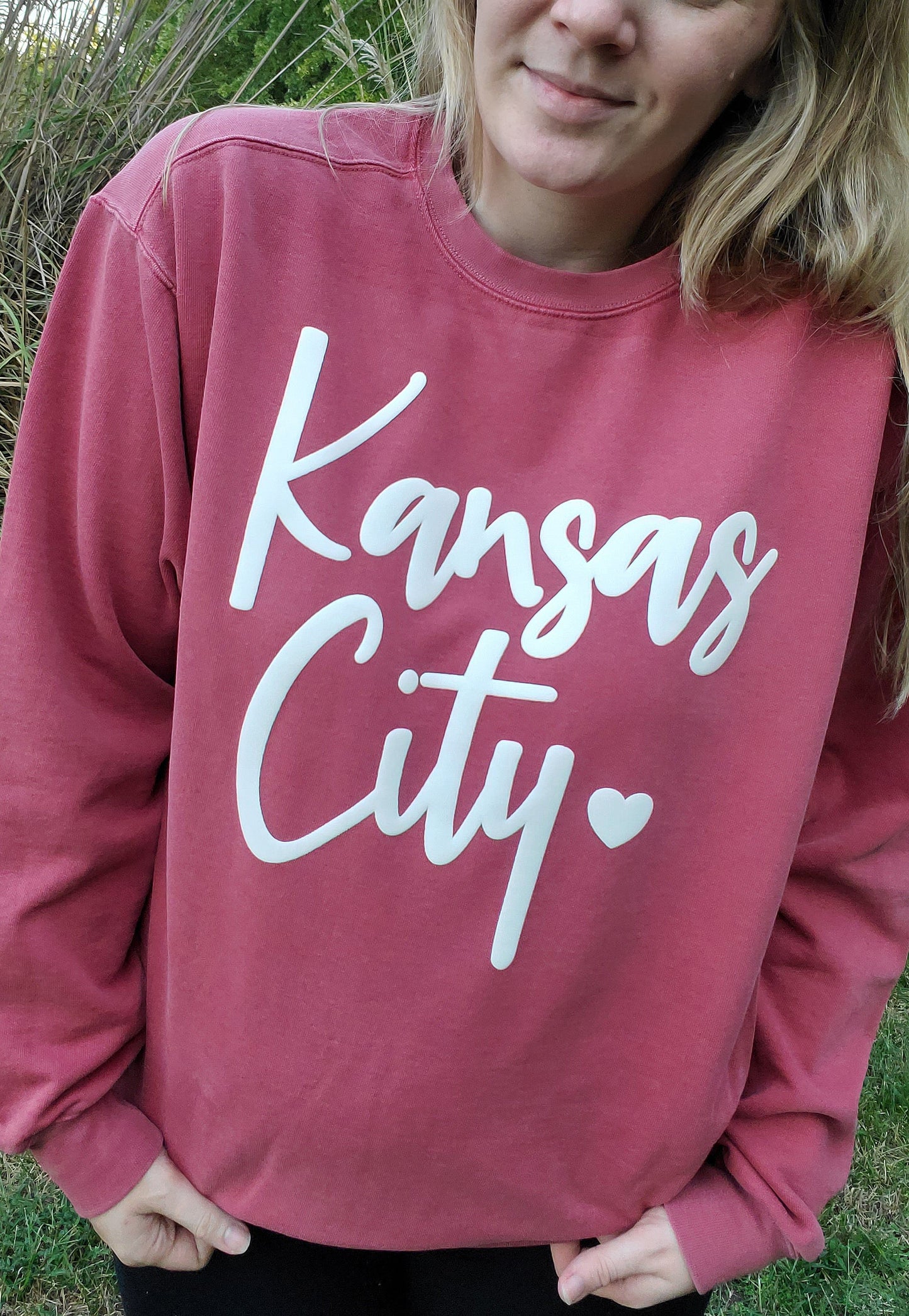 KANSAS CITY *PUFF* Vintage Wash Crewneck Sweatshirt