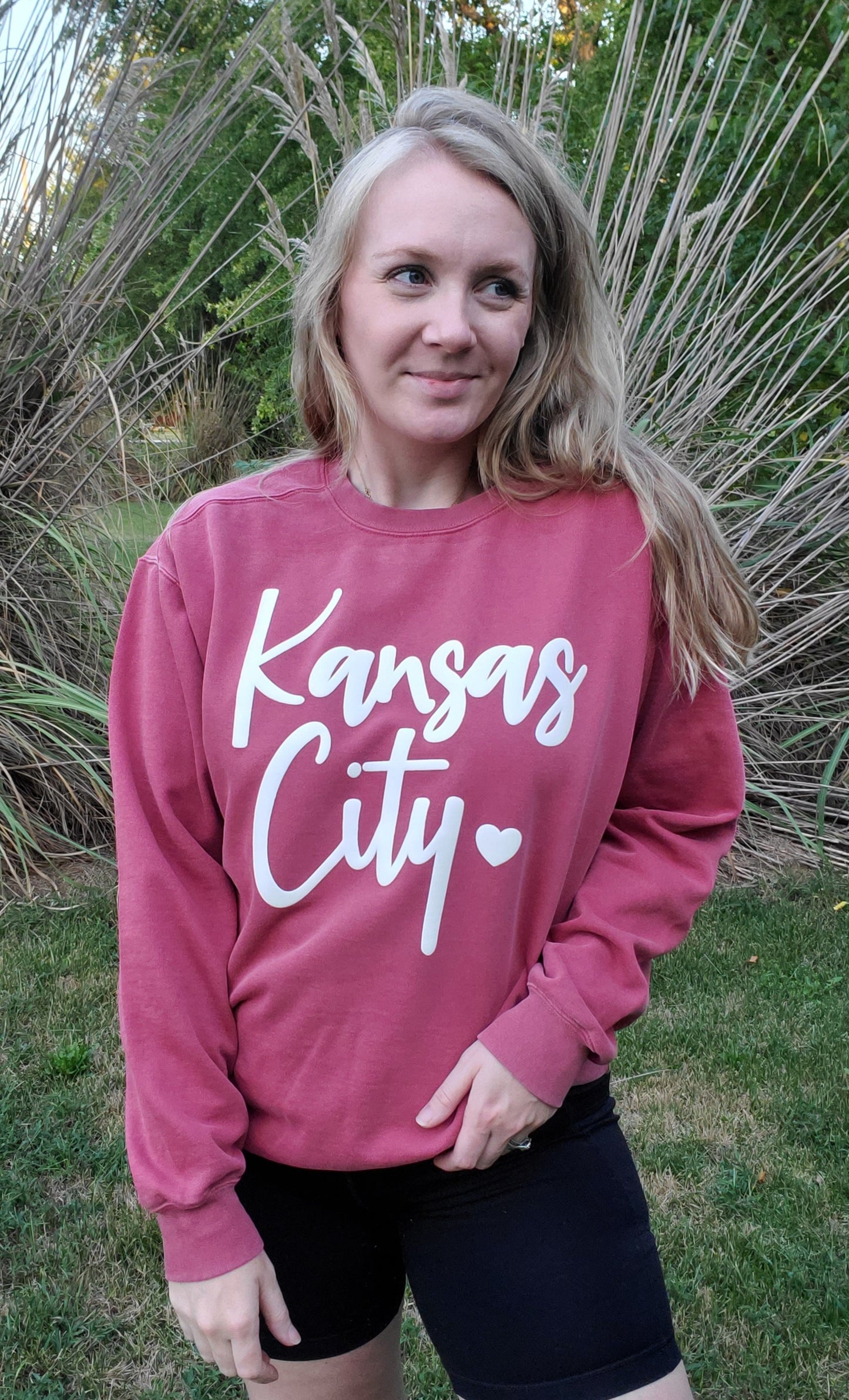 KANSAS CITY *PUFF* Vintage Wash Crewneck Sweatshirt