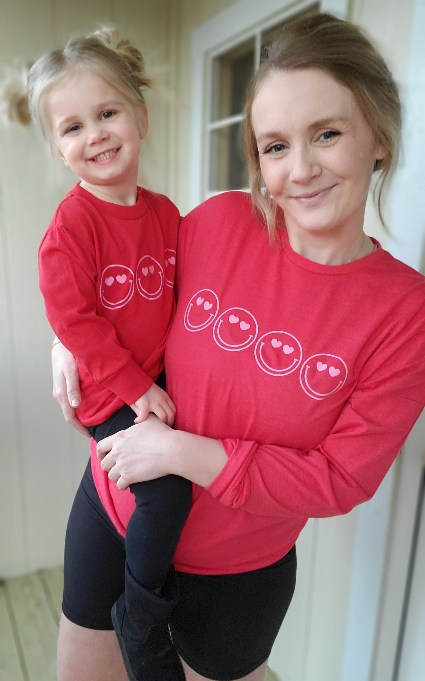 HEART EYES Red Long Sleeve Tee (KIDS)