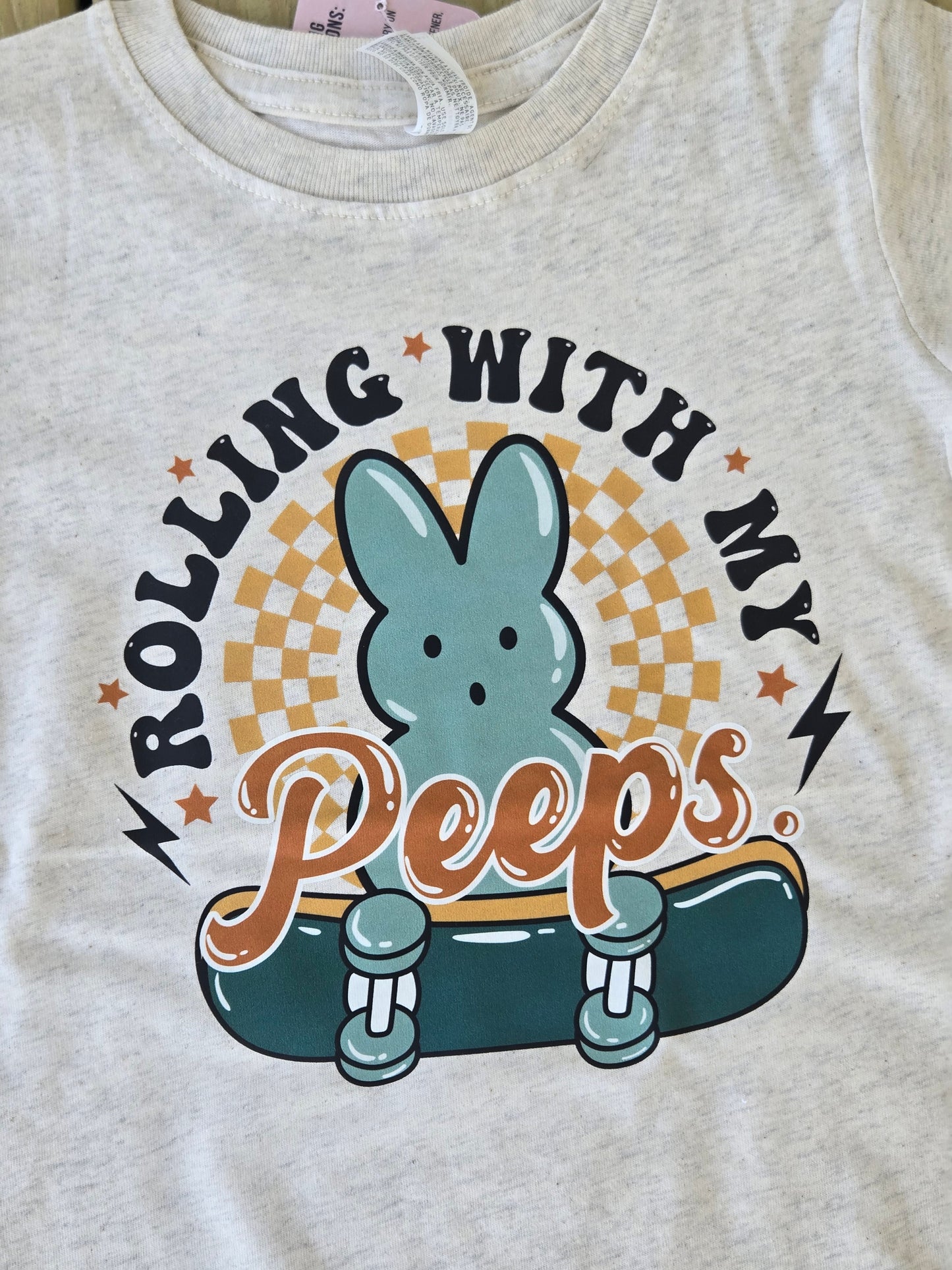 ROLLING WITH MY PEEPS Easter Tee (TODDLER)