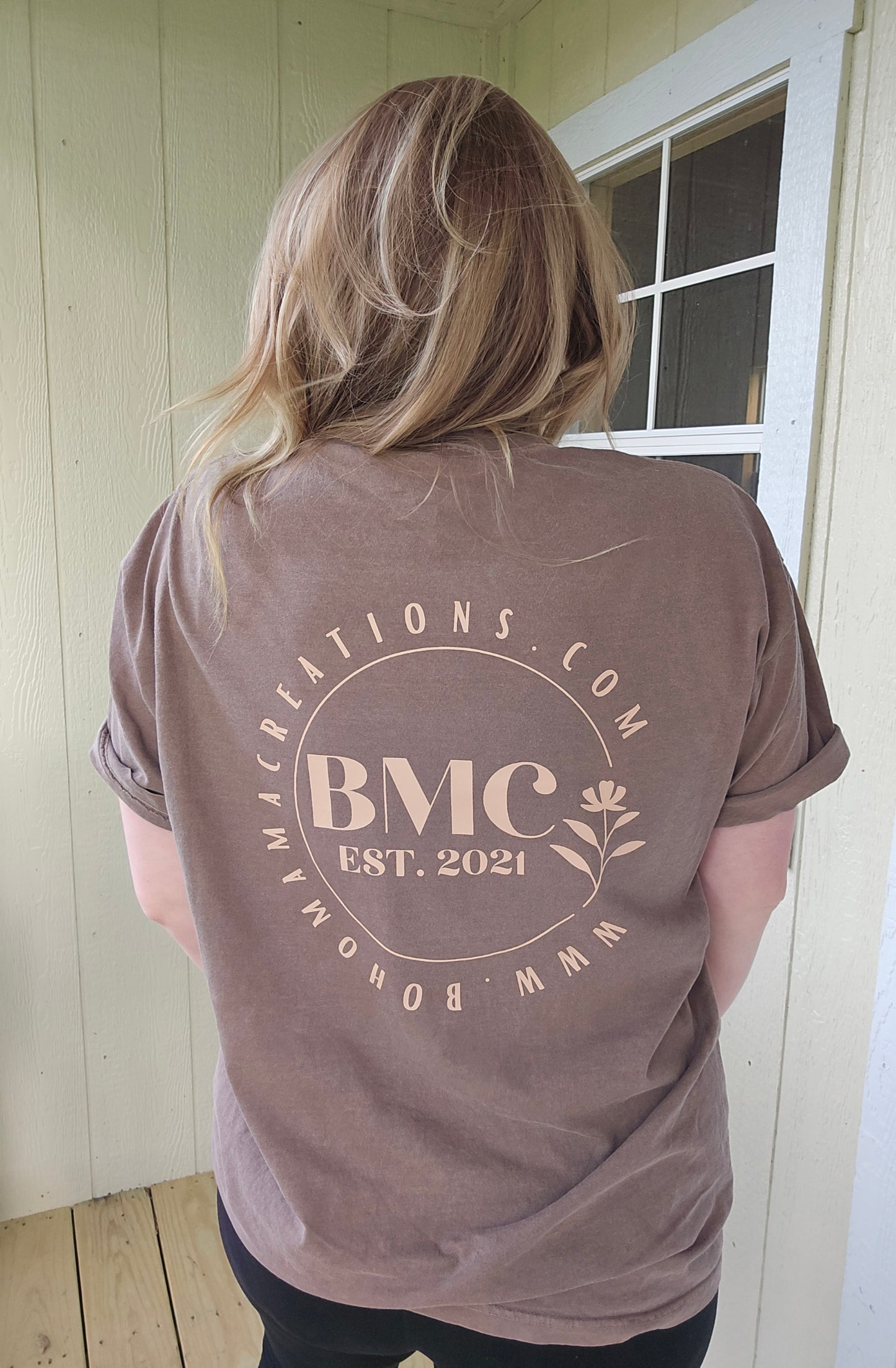 BMC Logo Espresso Vintage Wash Short Sleeve Tee