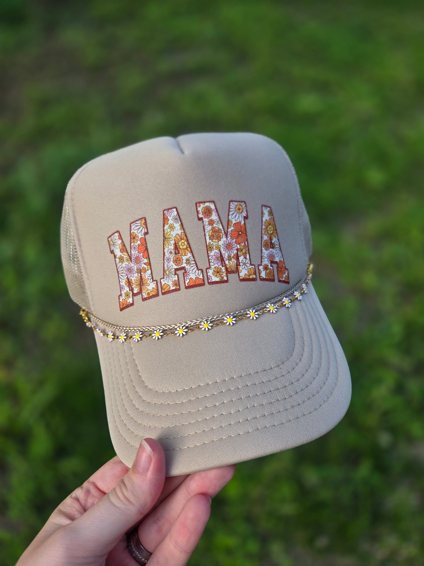 MAMA FLORAL Sand Trucker Hat (Hat Only)