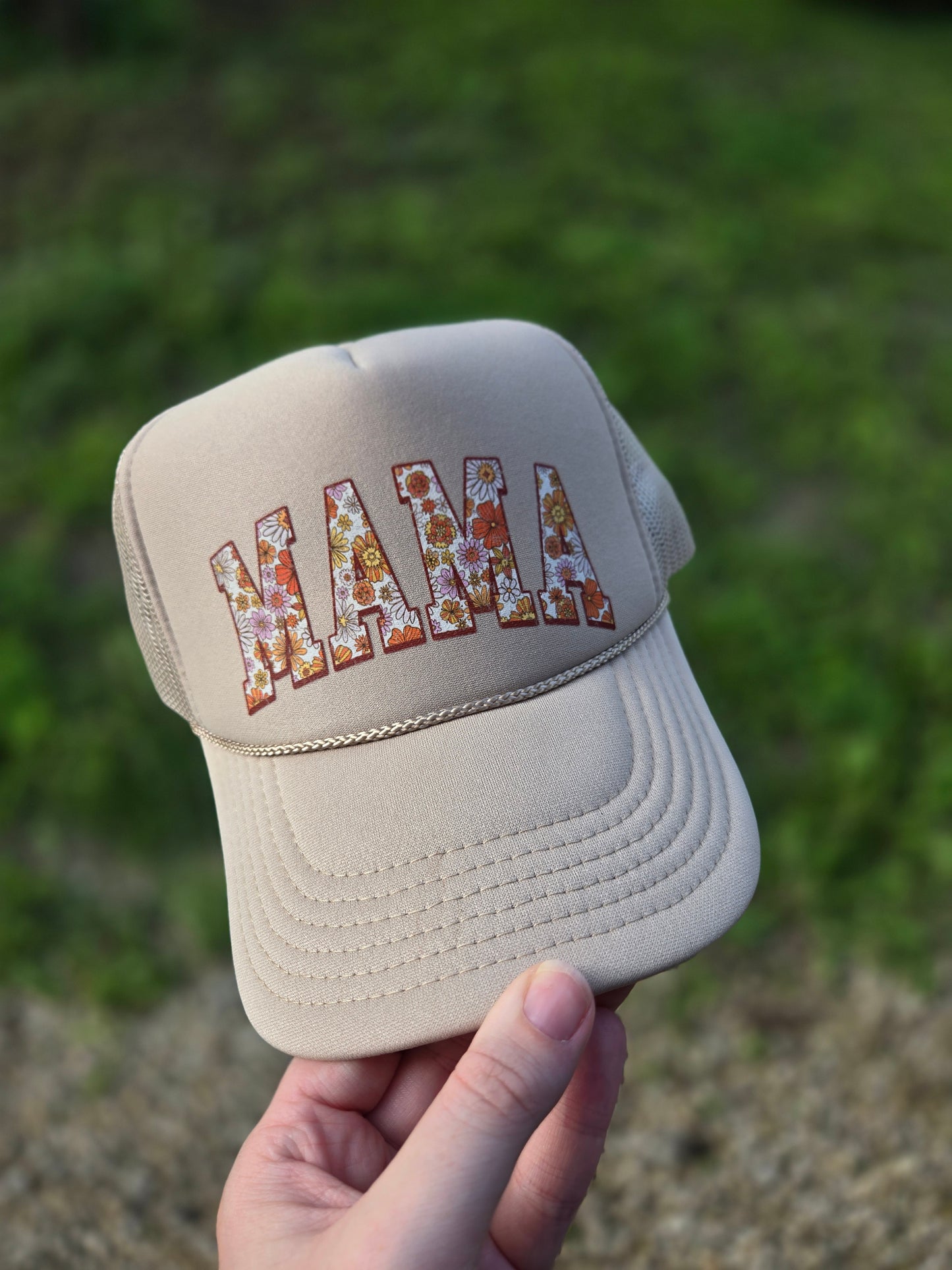 MAMA FLORAL Sand Trucker Hat (Hat Only)