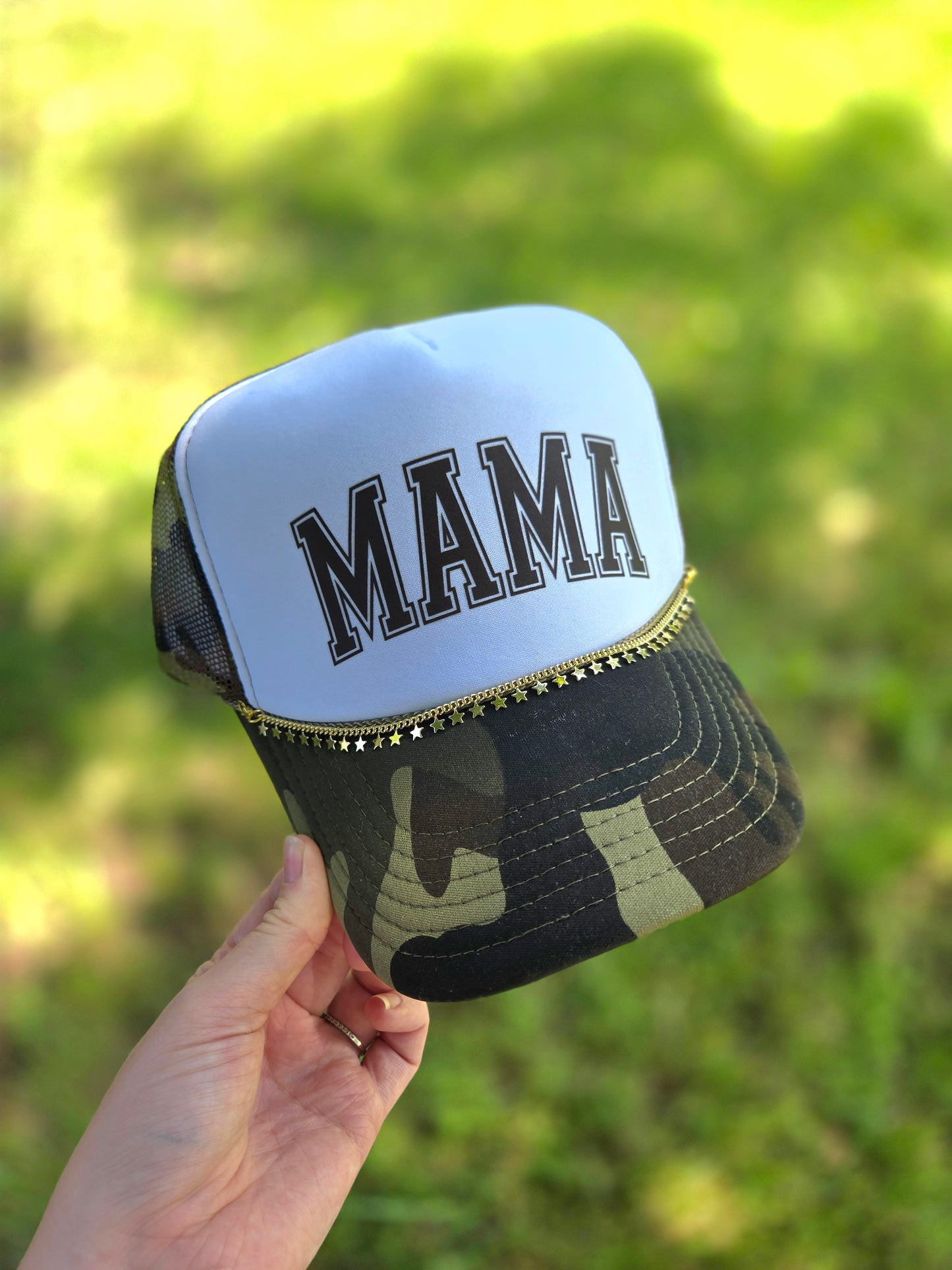 MAMA Camo Trucker Hat (Hat Only)