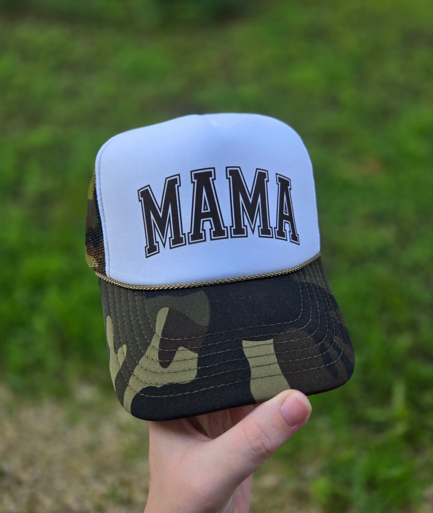 MAMA Camo Trucker Hat (Hat Only)