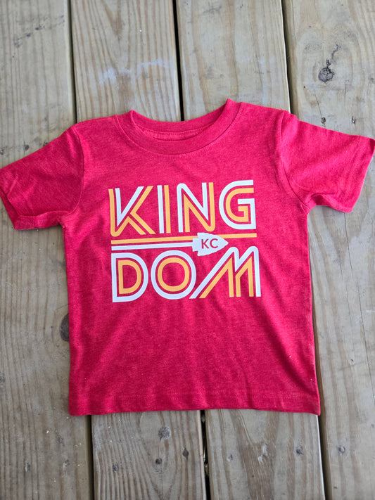 KC KINGDOM Red Heather Short Sleeve Tee (KIDS)