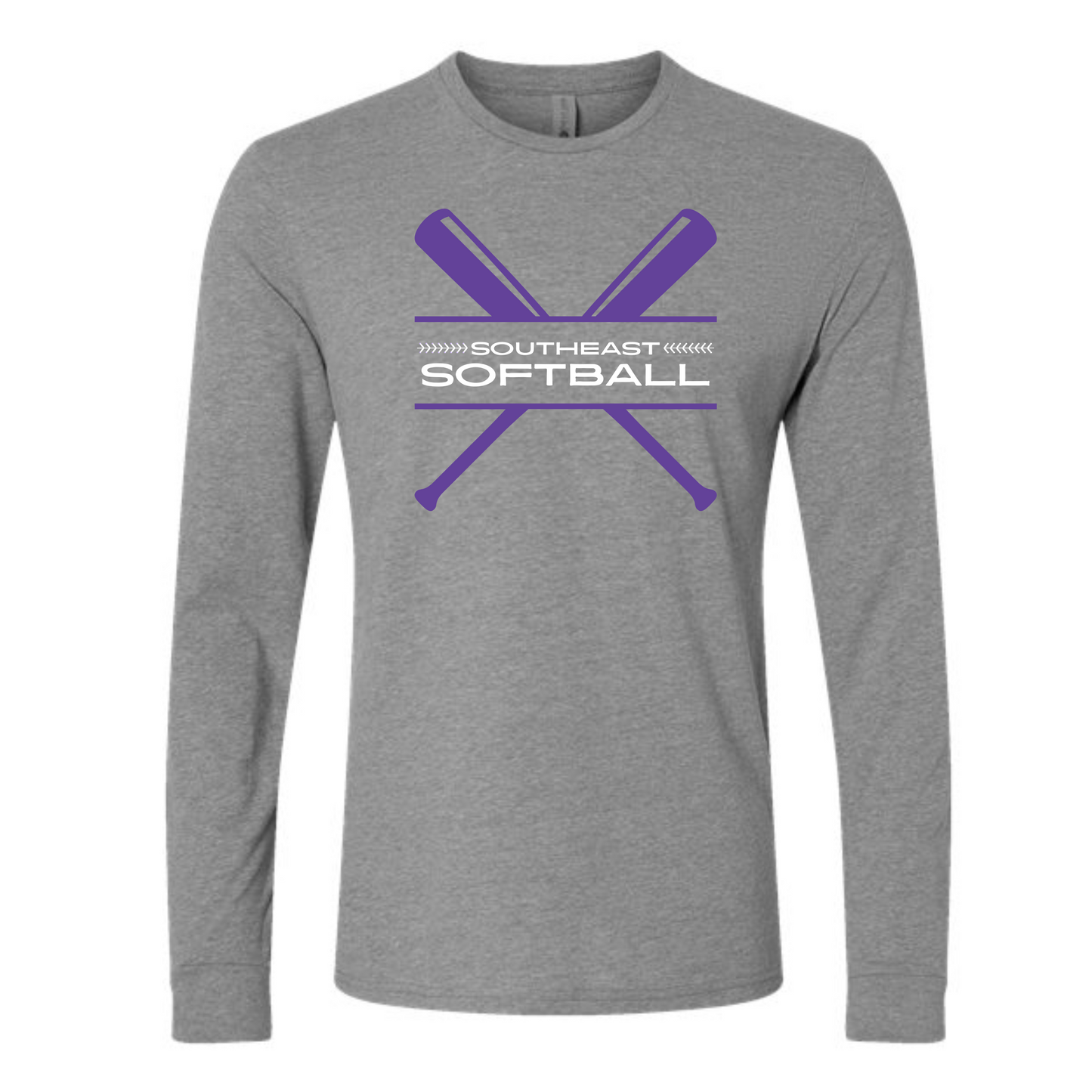 SES SOFTBALL BATS Heather Long Sleeve Tee