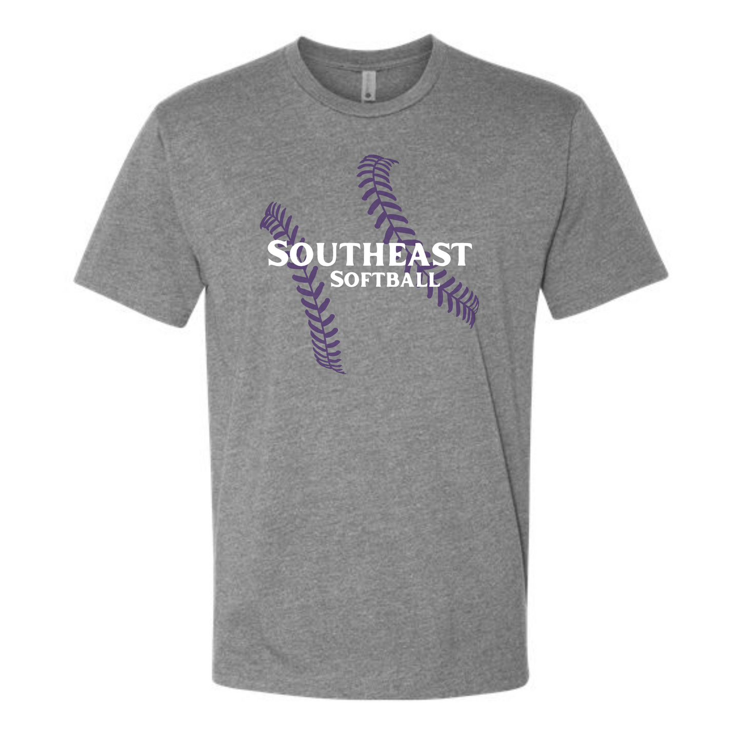 SES SOFTBALL LACES Heather Short Sleeve Tee