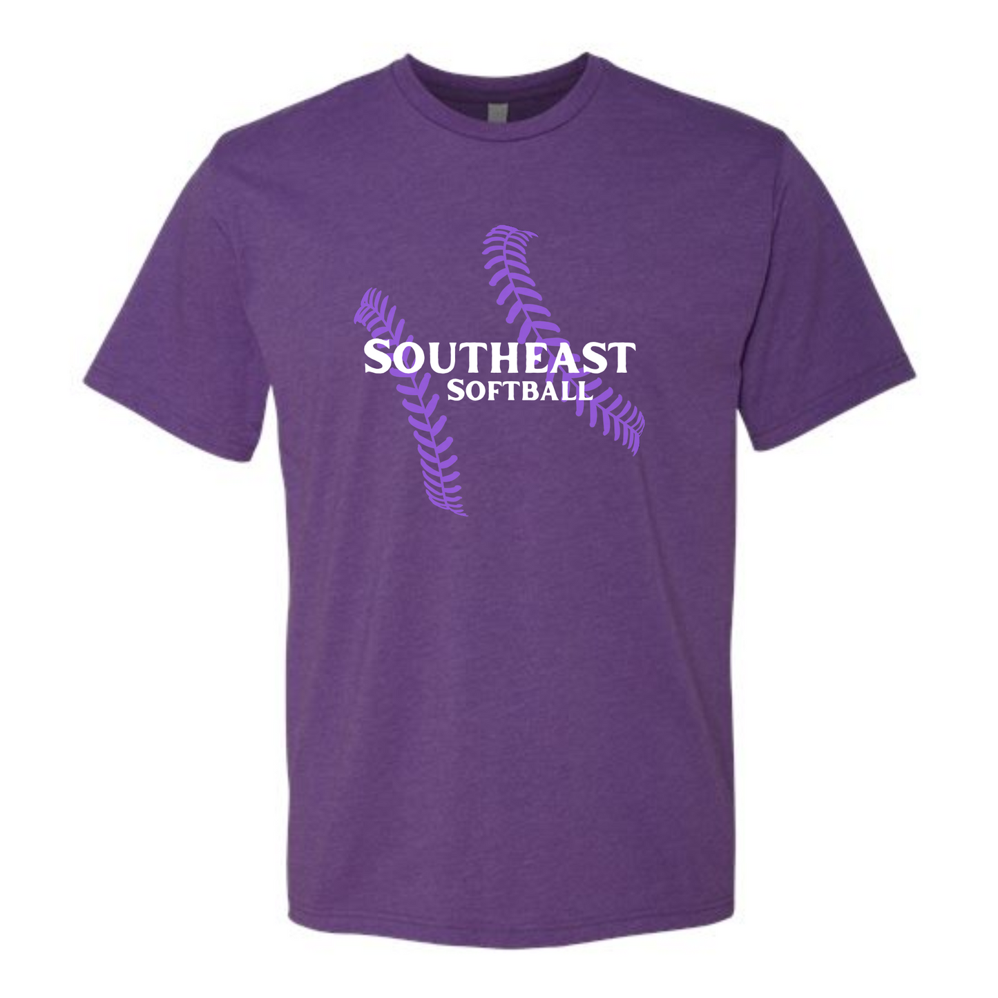 SES SOFTBALL LACES Heather Short Sleeve Tee