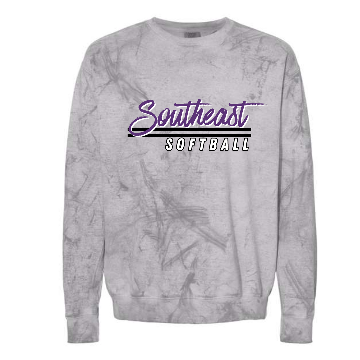 SOUTHEAST SOFTBALL ColorBlast Comfort Colors Crewneck Sweatshirt