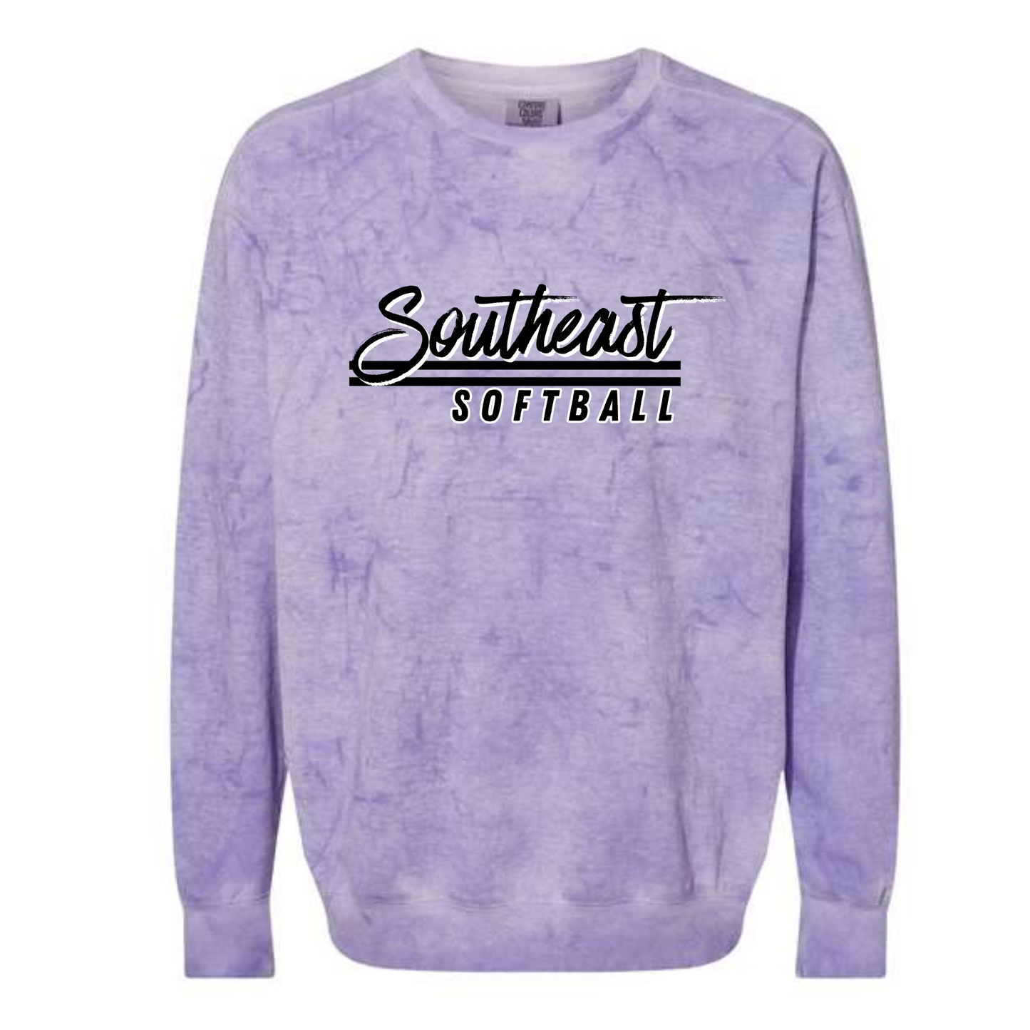 SOUTHEAST SOFTBALL ColorBlast Comfort Colors Crewneck Sweatshirt