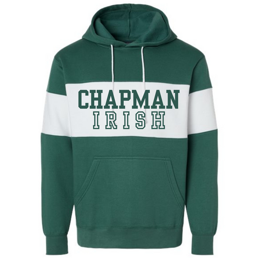 CHAPMAN IRISH Green Colorblock Hoodie