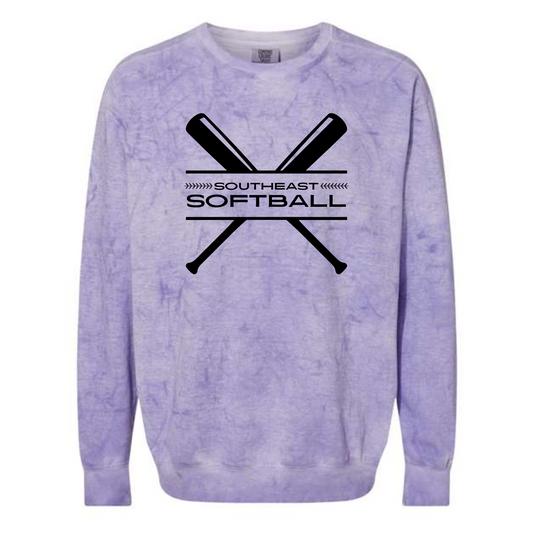 SES SOFTBALL Bats Colorblast Crewneck