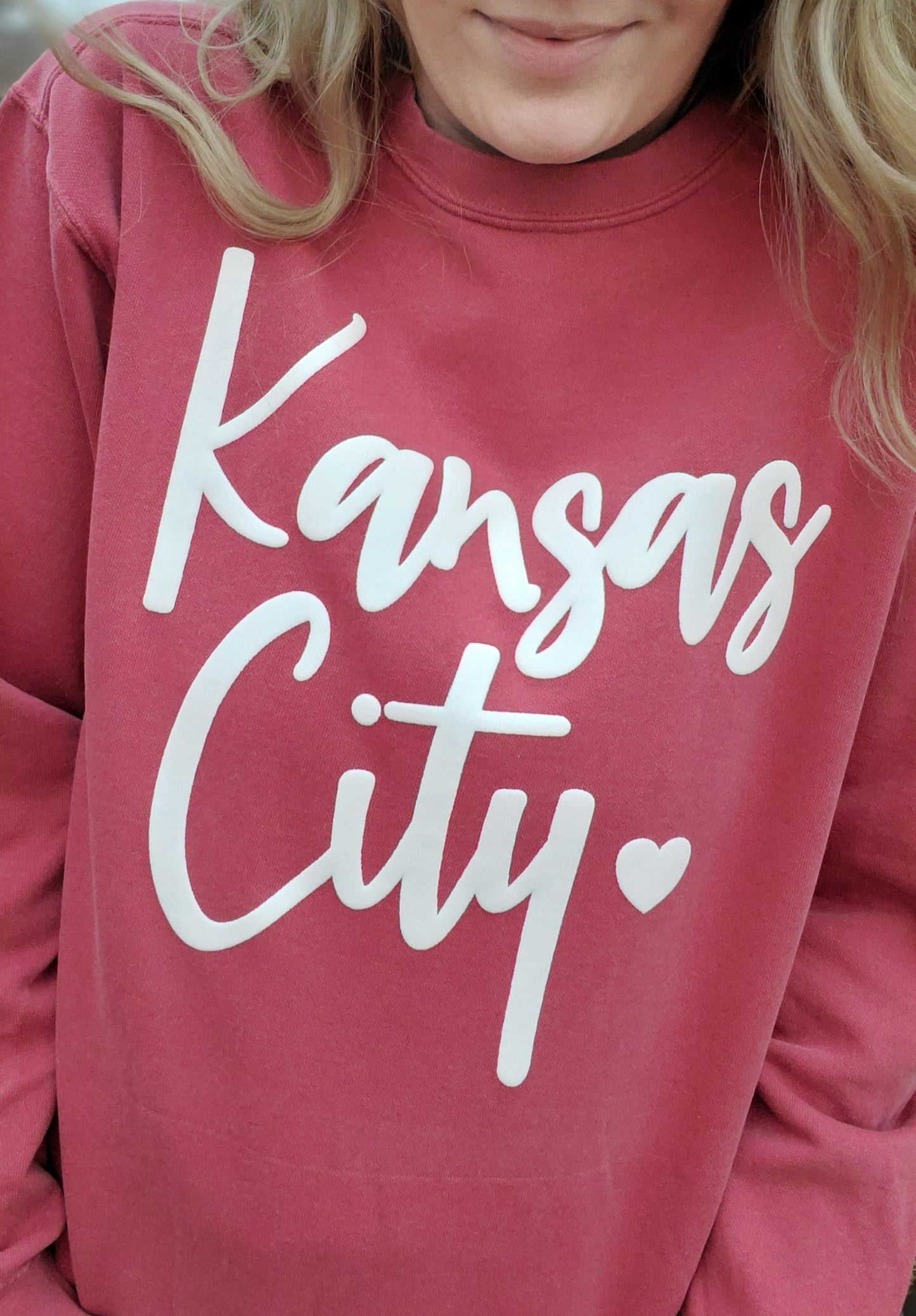 KANSAS CITY *PUFF* Vintage Wash Crewneck Sweatshirt