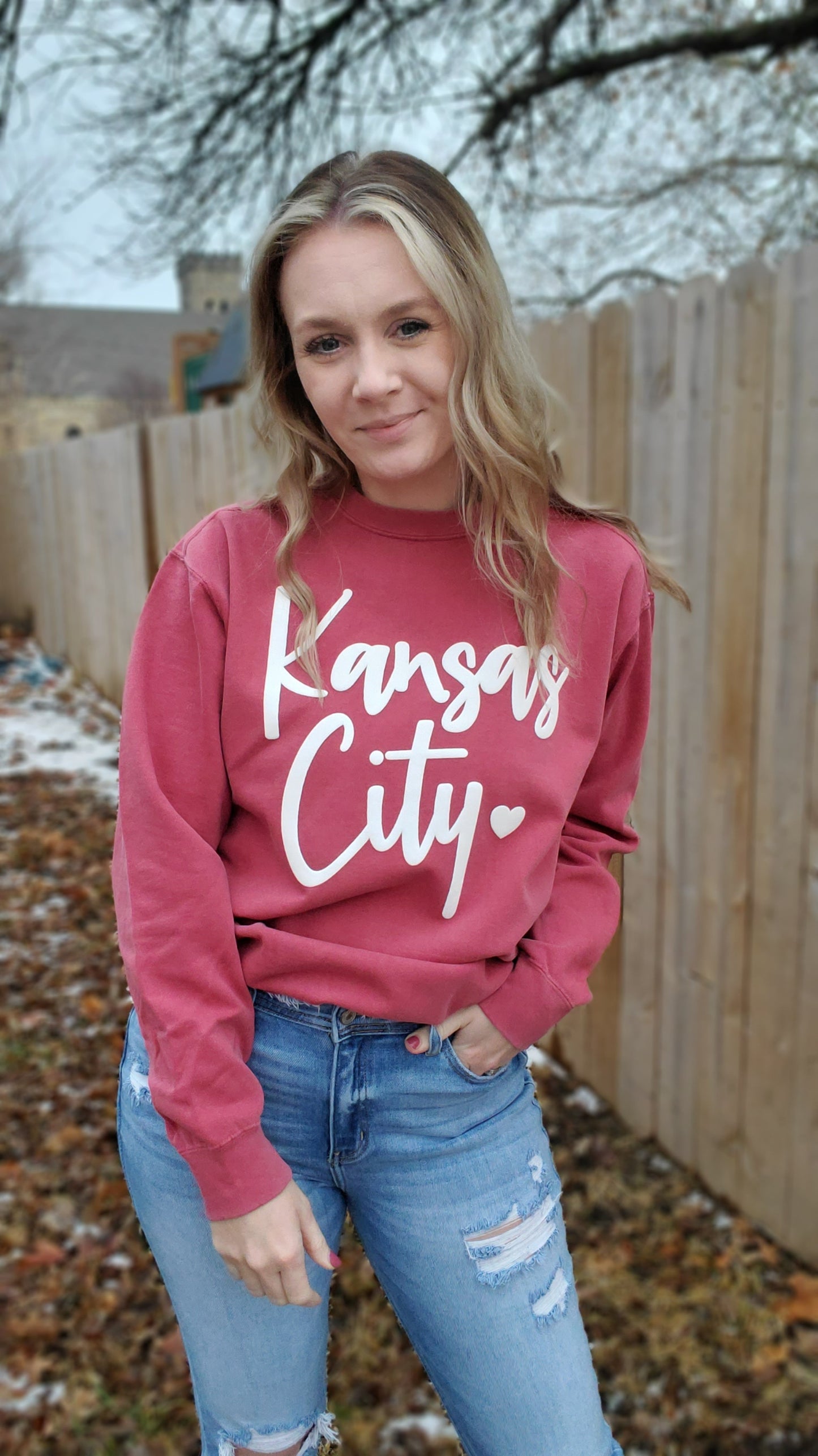 KANSAS CITY *PUFF* Vintage Wash Crewneck Sweatshirt