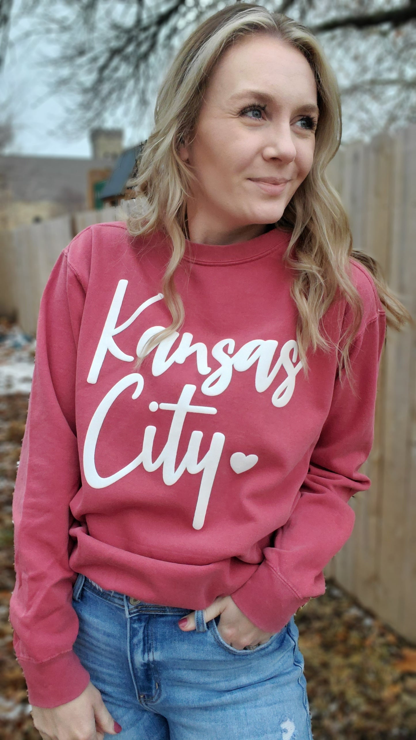 KANSAS CITY *PUFF* Vintage Wash Crewneck Sweatshirt